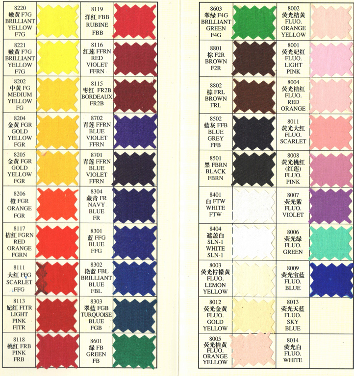 普通型印花涂料色漿